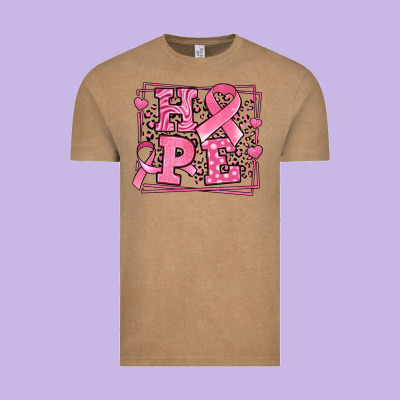 Western Hope Breast Cancer Awareness Ribbon Vintage Tee Designed By Lillyallendesigns