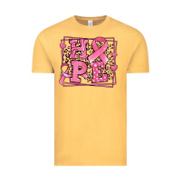 Vintage Mustard Western Hope Breast Cancer Awareness Ribbon Vintage Tee - LillyAllenDesigns