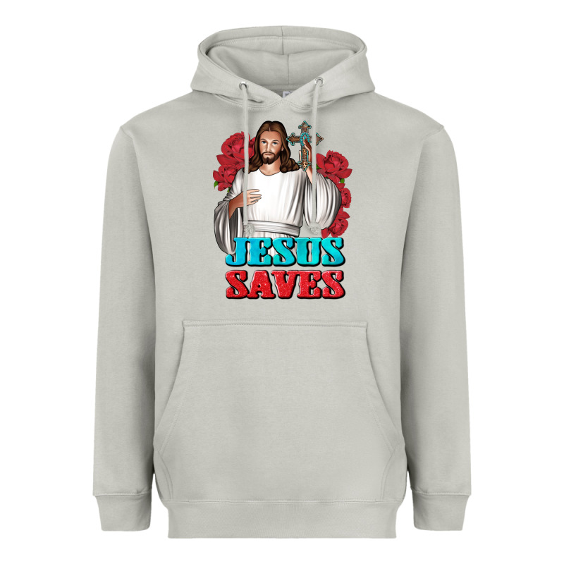 Jesus Saves Heavyweight Hoodie by BundleAndBundleShop | Teevron