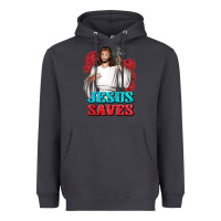 Smoke Jesus Saves Heavyweight Hoodie - BundleAndBundleShop