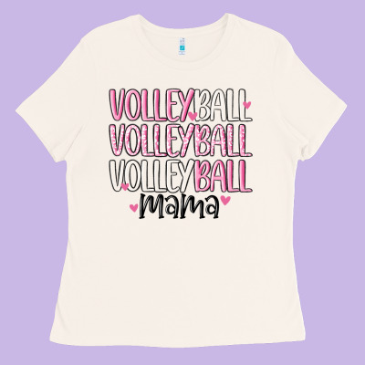 Volleyball Mama Ladies Tee Designed By Maliassmallbusiness