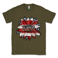 Army Green american mom Classic Tee - JahusDesignShop