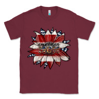 Burgundy american mom Classic Tee - JahusDesignShop