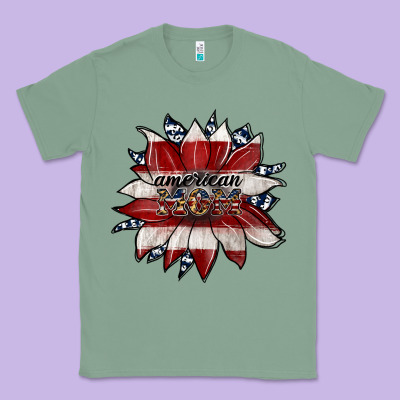 American Mom Classic Tee Designed By Jahusdesignshop