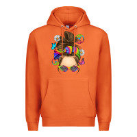 Carrot messy bun tie dye Premium Hoodie - RanaPortraitStore