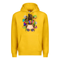 Lemon messy bun tie dye Premium Hoodie - RanaPortraitStore