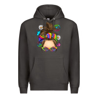 Smoke messy bun tie dye Premium Hoodie - RanaPortraitStore