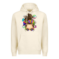 Tofu messy bun tie dye Premium Hoodie - RanaPortraitStore