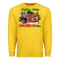 Lemon christmas wishes gingerbread kisses Premium Sweatshirt - FaDigitalArtStudio