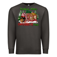 Smoke christmas wishes gingerbread kisses Premium Sweatshirt - FaDigitalArtStudio