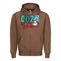 Chestnut cozy season Zipper Hoodie - OliviaCreatesArt