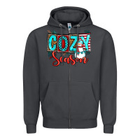 Smoke cozy season Zipper Hoodie - OliviaCreatesArt