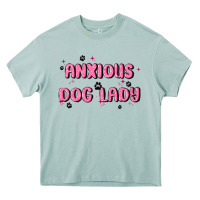 Arona anxious dog lady Heavy Core Tee - MaliasSmallBusiness