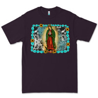 Plum Gemstone our lady of Guadalupe Premium Tee - JahusDesignShop