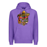 Purple Mini cita Premium Hoodie - FaDigitalArtStudio