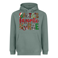 Sage Santa's Favorite Nurse Heavyweight Hoodie - BundleAndBundleShop