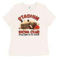 Bone stadium social club football Ladies Tee - MaliasSmallBusiness