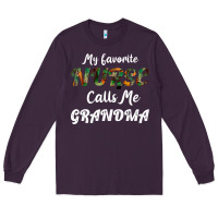 Plum My Favorite Nurse Calls Me Grandma Long Sleeve Tee - Bettercallsaul