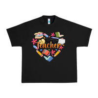 Black teacher heart Urban Heavy Tee - Artiststas