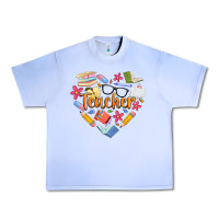 Grape Ice teacher heart Urban Heavy Tee - Artiststas
