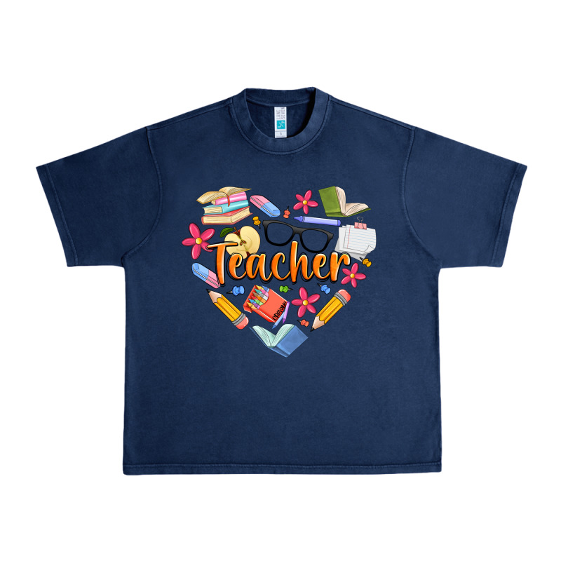 Teacher Heart Urban Heavy Tee by Artiststas | Teevron