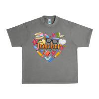 Tornado teacher heart Urban Heavy Tee - Artiststas