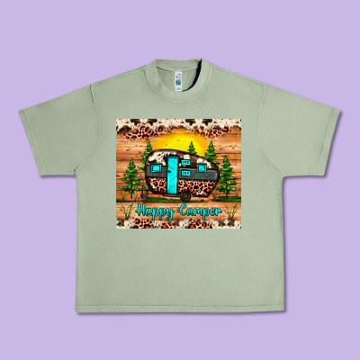 Happy Camper Urban Heavy Tee Designed By Jahusdesignshop