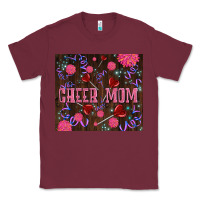 Burgundy cheer mom party Classic Tee - LillyAllenDesigns