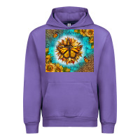 Tulip Monarch Butterfly Sunflower Urban Hoodie - LillyAllenDesigns
