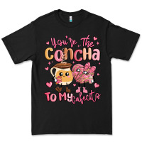Black youre the concha to my cafecito mexican pan dulce Premium Tee - MaliasSmallBusiness