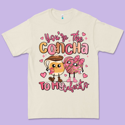 Youre The Concha To My Cafecito Mexican Pan Dulce Premium Tee Designed By Maliassmallbusiness
