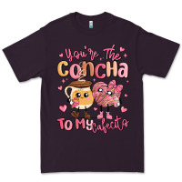Plum youre the concha to my cafecito mexican pan dulce Premium Tee - MaliasSmallBusiness