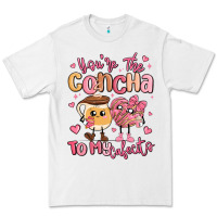 White youre the concha to my cafecito mexican pan dulce Premium Tee - MaliasSmallBusiness