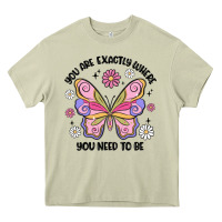 Mossy you are exactly where you need to be Heavy Core Tee - MaliasSmallBusiness