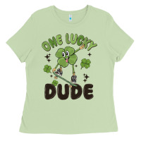 Matcha one lucky dude Ladies Tee - MaliasSmallBusiness