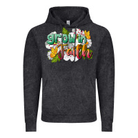 Vintage Black Grow In Faith Vintage Hoodie - LillyAllenDesigns