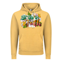 Vintage Mustard Grow In Faith Vintage Hoodie - LillyAllenDesigns