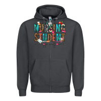 Smoke nursing student no sleep no money no life Zipper Hoodie - OliviaCreatesArt