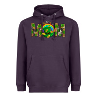 Plum Western Mom With Shamrocks Heavyweight Hoodie - BundleAndBundleShop