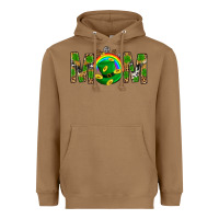 Toasted Coconut Western Mom With Shamrocks Heavyweight Hoodie - BundleAndBundleShop