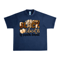 Navy black educator by popular demand Urban Heavy Tee - Artiststas