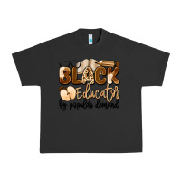 Pigment Black black educator by popular demand Urban Heavy Tee - Artiststas