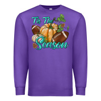 Purple tis the season Premium Sweatshirt - BundleAndBundleShop