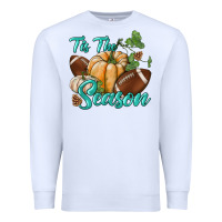 White tis the season Premium Sweatshirt - BundleAndBundleShop