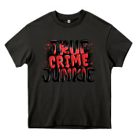 Asphalt true crime junkie Heavy Core Tee - MaliasSmallBusiness