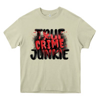 Mossy true crime junkie Heavy Core Tee - MaliasSmallBusiness