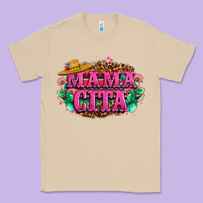 Vibrant Fiesta Typography Classic Tee Designed By Lillyallendesigns