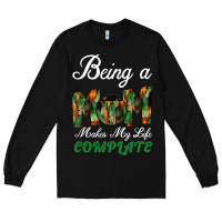 Black Being A Mom Makes My Life Complete For dark Long Sleeve Tee - Bettercallsaul