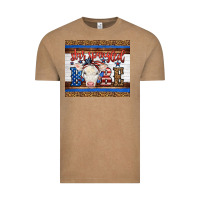 Vintage Coffee 4th of July Western Star Spangled Baby Cow Vintage Tee - LillyAllenDesigns