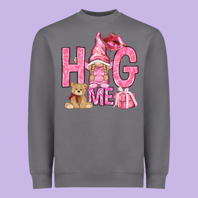 Hug Me With Gnome Hjf Heavyweight Sweatshirt Designed By Howdyjamesfarm
